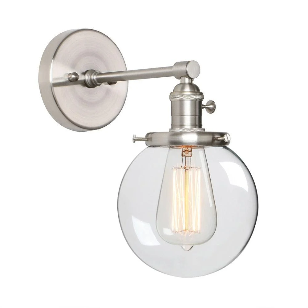 Homeko_-_Glass_Globe_Wall_Sconce_-_-4204369 Homeko - Glass Globe Wall Sconce -