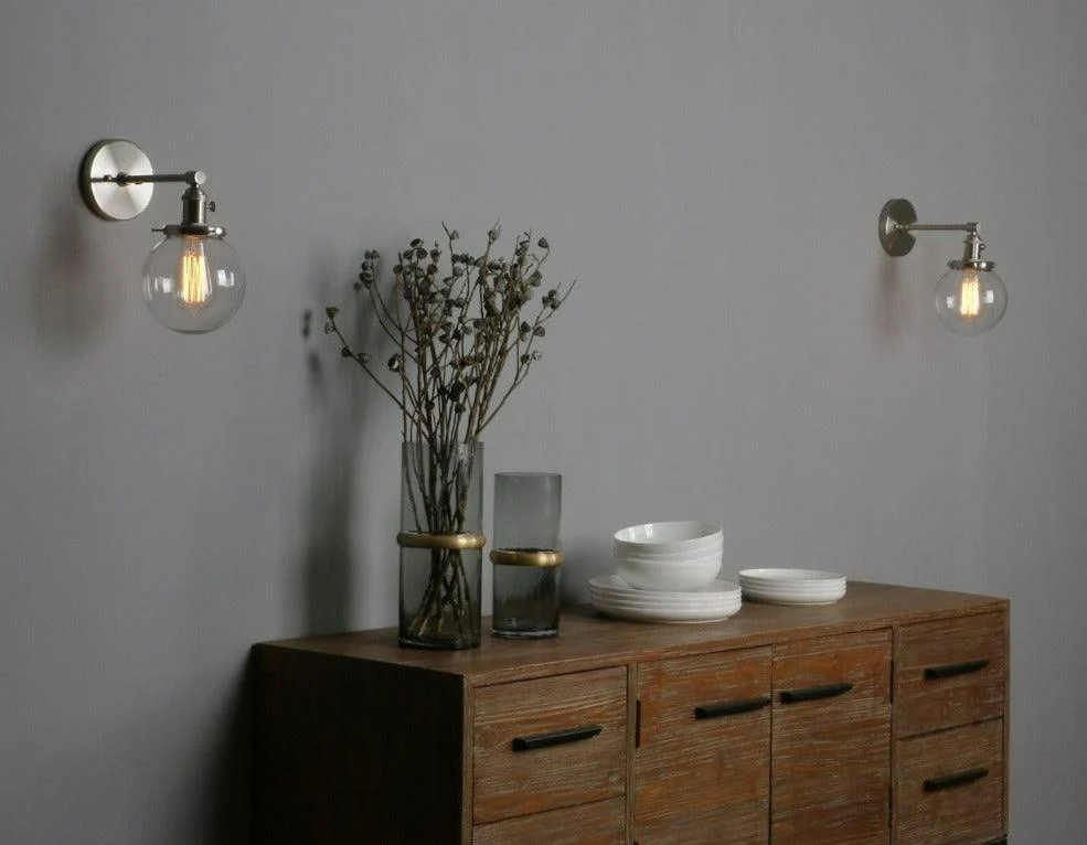 Homeko_-_Glass_Globe_Wall_Sconce_-_-4204375 Homeko - Glass Globe Wall Sconce -
