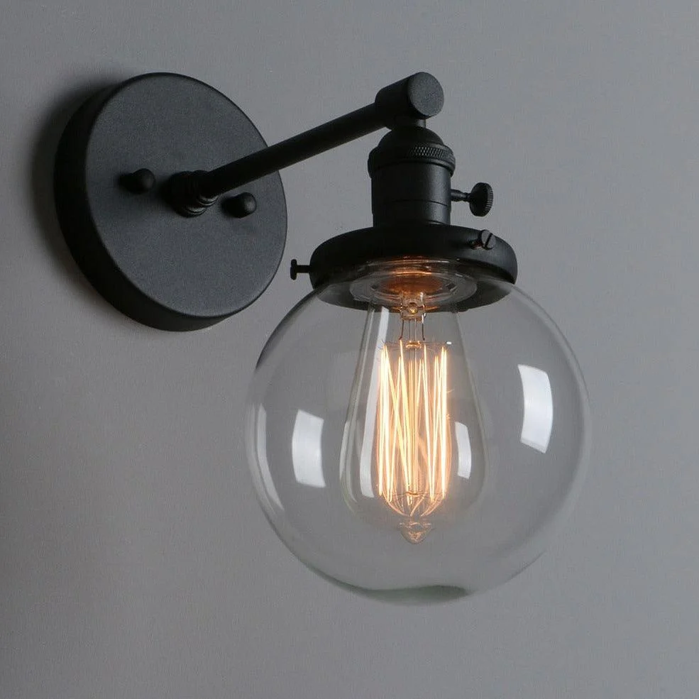Homeko_-_Glass_Globe_Wall_Sconce_-_-4204378 Homeko - Glass Globe Wall Sconce -