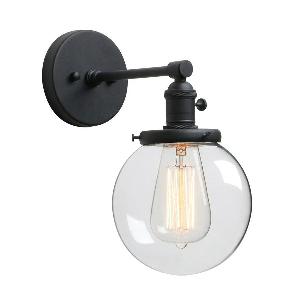 Homeko_-_Glass_Globe_Wall_Sconce_-_-4204383 Homeko - Glass Globe Wall Sconce -