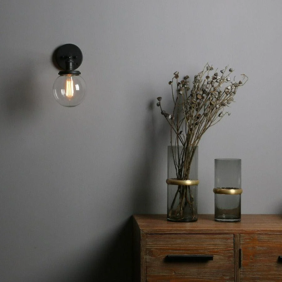 Homeko_-_Glass_Globe_Wall_Sconce_-_-4204390 Homeko - Glass Globe Wall Sconce -
