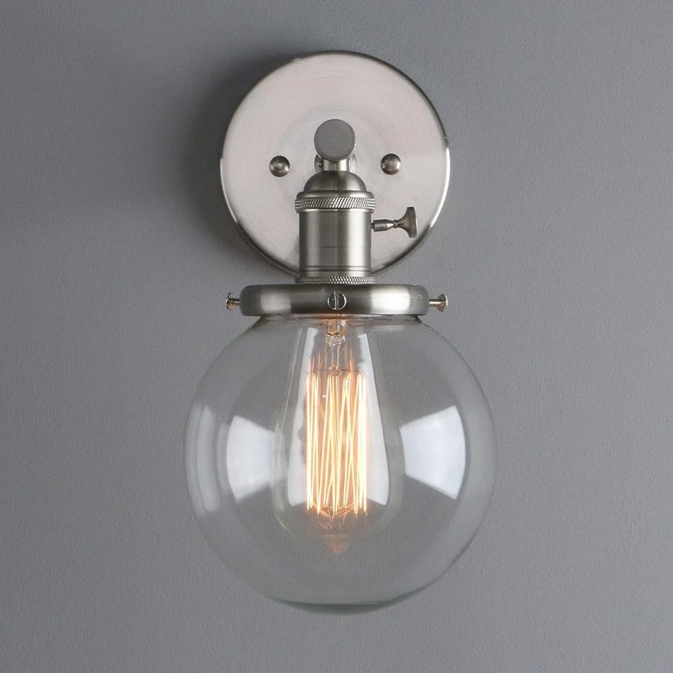 Homeko_-_Glass_Globe_Wall_Sconce_-_-4204433 Homeko - Glass Globe Wall Sconce -