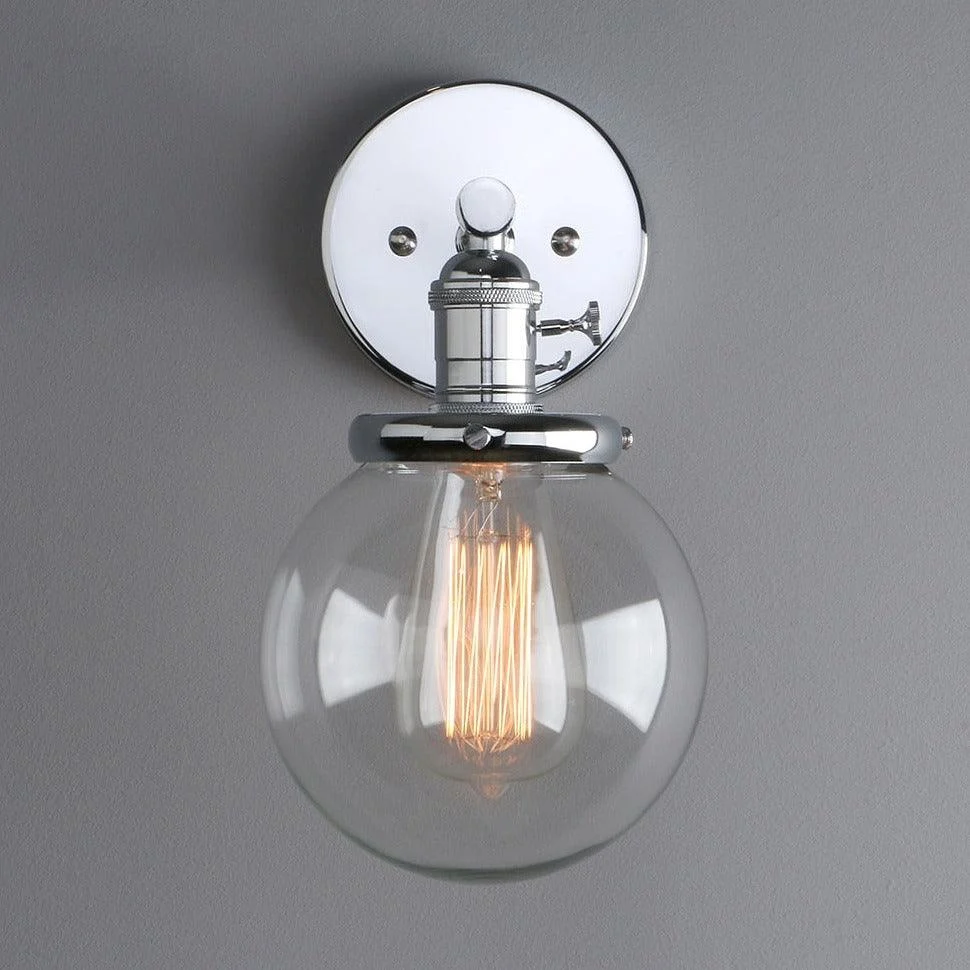 Homeko_-_Glass_Globe_Wall_Sconce_-_-4204445 Homeko - Glass Globe Wall Sconce -