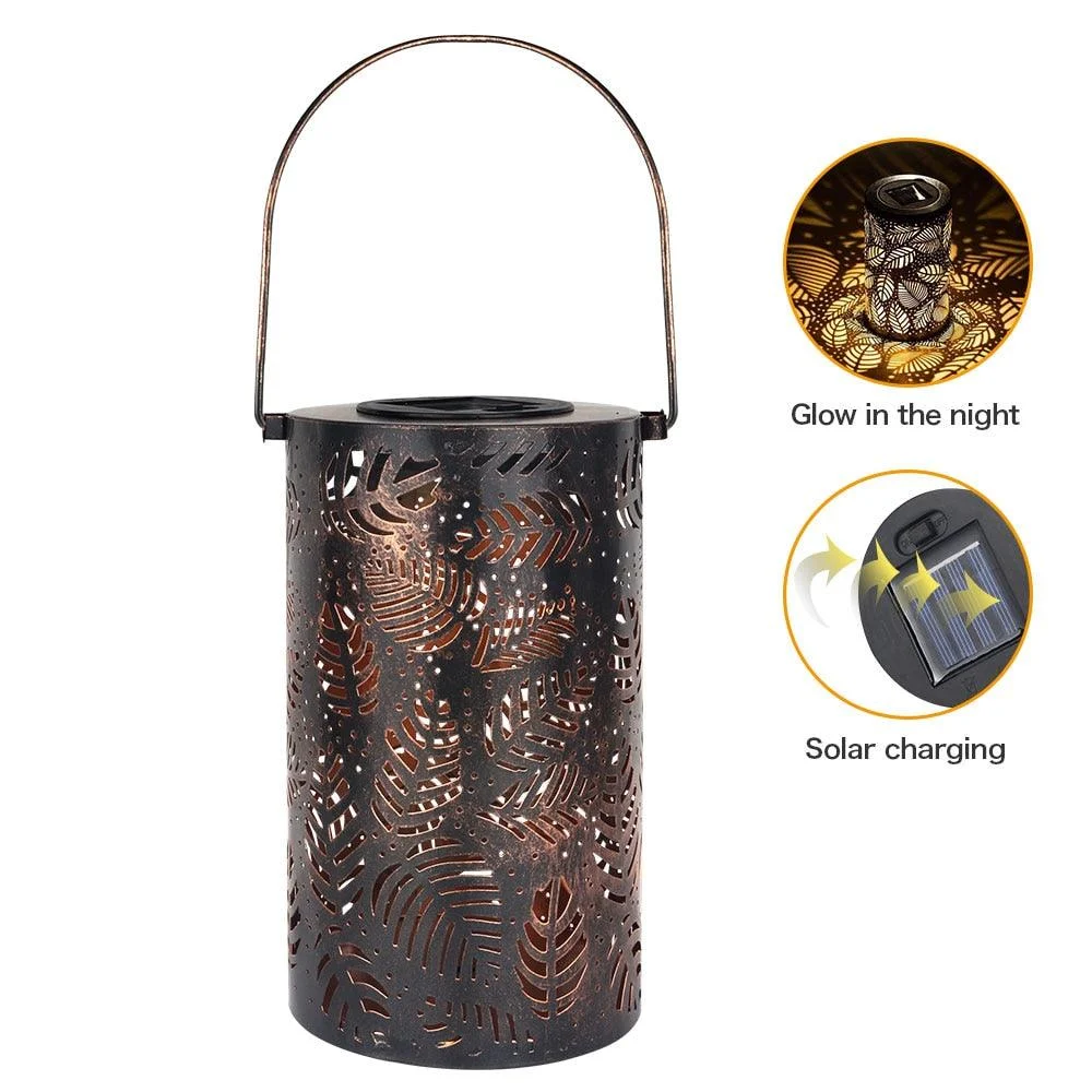 Homeko_-_Leaf_Pattern_Shadow_Cast_Lantern_-_-4204501 Homeko - Leaf Pattern Shadow Cast Lantern -