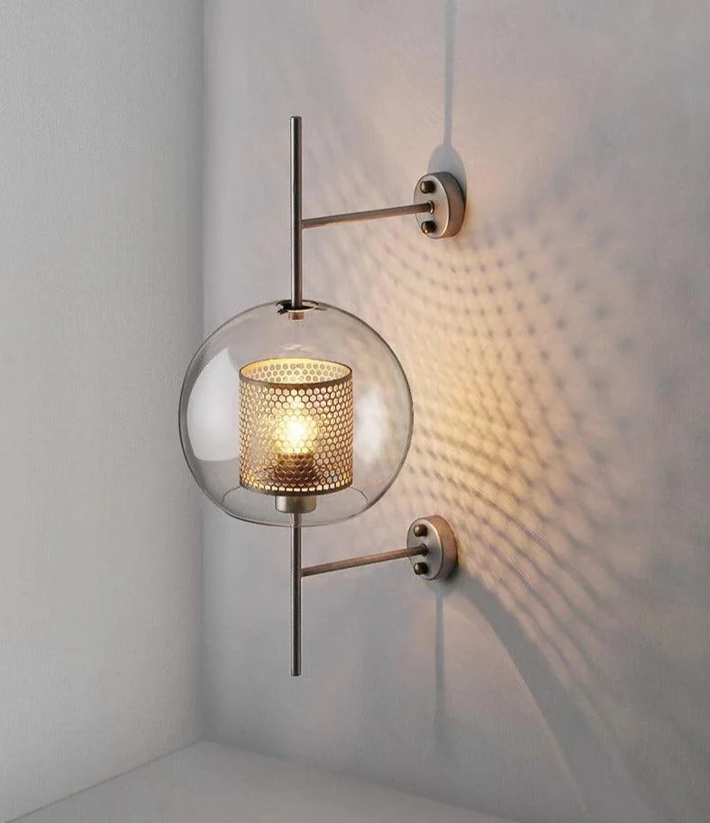 Homeko_-_Modern_Honeycomb_Brass_Glass_Wall_Sconce_-_-4205400 Homeko - Modern Honeycomb Brass & Glass Wall Sconce -