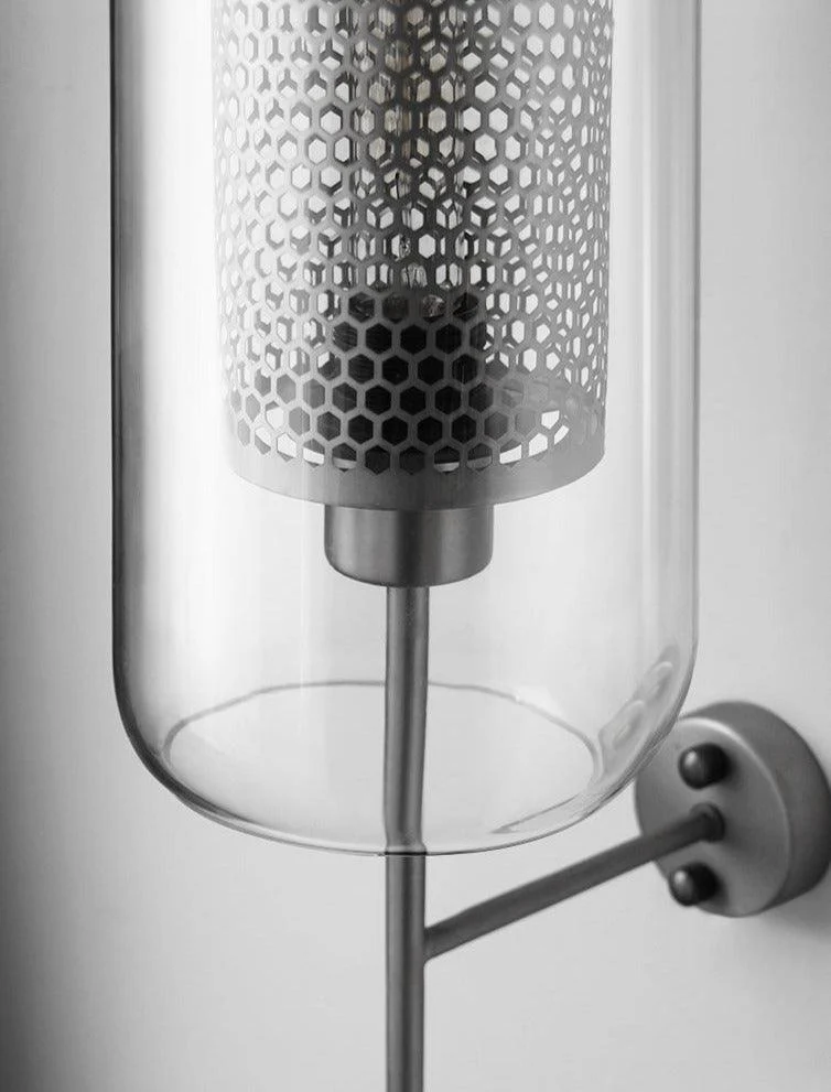 Homeko_-_Modern_Honeycomb_Brass_Glass_Wall_Sconce_-_-4205448 Homeko - Modern Honeycomb Brass & Glass Wall Sconce -