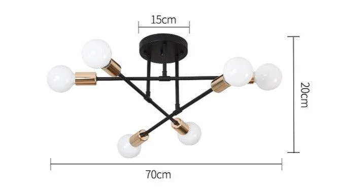 Homeko_-_Modern_Multi-Bulb_Light_Fixture_-_-4206110 Homeko - Modern Multi-Bulb Light Fixture -