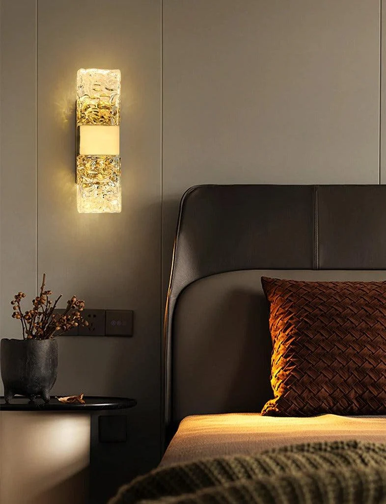 Homeko_-_Textured_Glass_Crystal_Wall_Sconce_-_-4208669 Homeko - Textured Glass Crystal Wall Sconce -