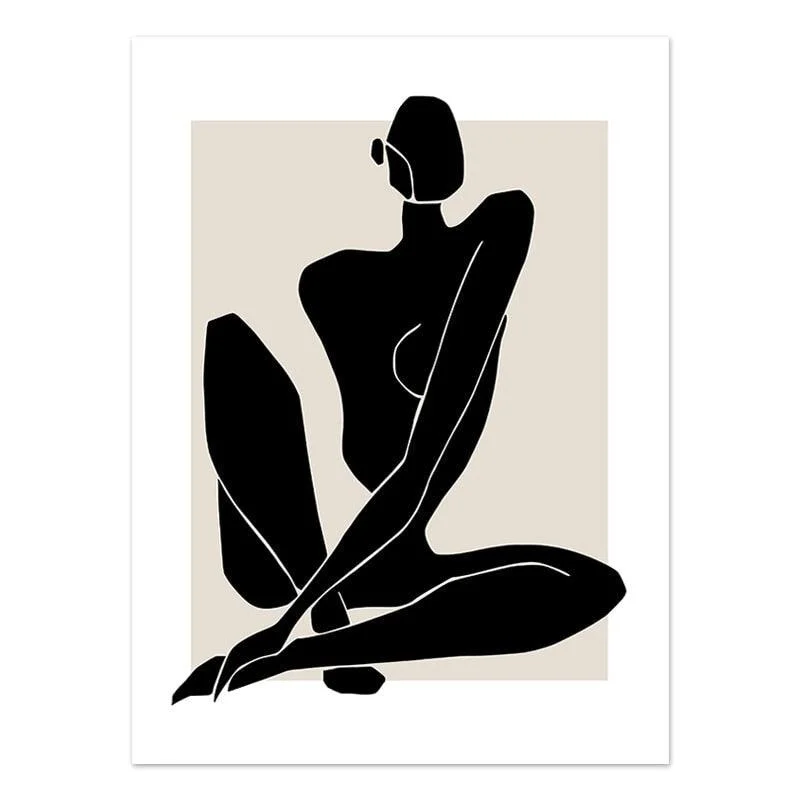 Homeko_Abstract_Lady_Canvas_Painting_-_-4210904 Homeko Abstract Lady Canvas Painting -