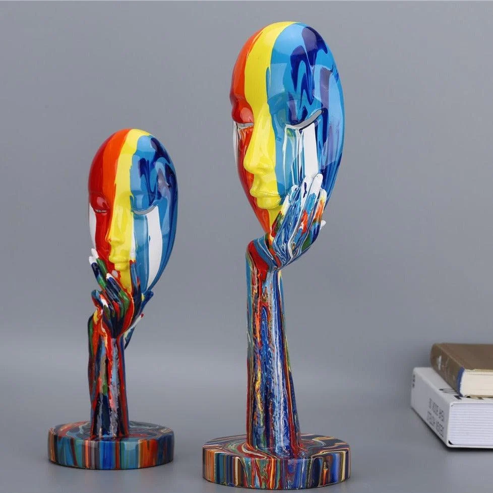 Homeko_Abstract_Painted_Face_Sculptures_-_-4211035 Homeko Abstract Painted Face Sculptures -