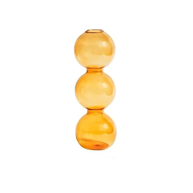 Homeko_Amber_Glass_Taper_Candle_Holder_Vases_-_-4212804 Homeko Amber Glass Taper Candle Holder & Vases -