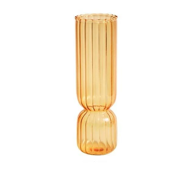 Homeko_Amber_Glass_Taper_Candle_Holder_Vases_-_-4212814 Homeko Amber Glass Taper Candle Holder & Vases -