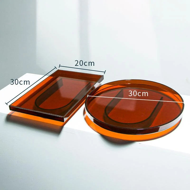 Homeko_Amber_Round_Rectangular_Acrylic_Tray_Organizers_-_-4212852 Homeko Amber Round & Rectangular Acrylic Tray Organizers -