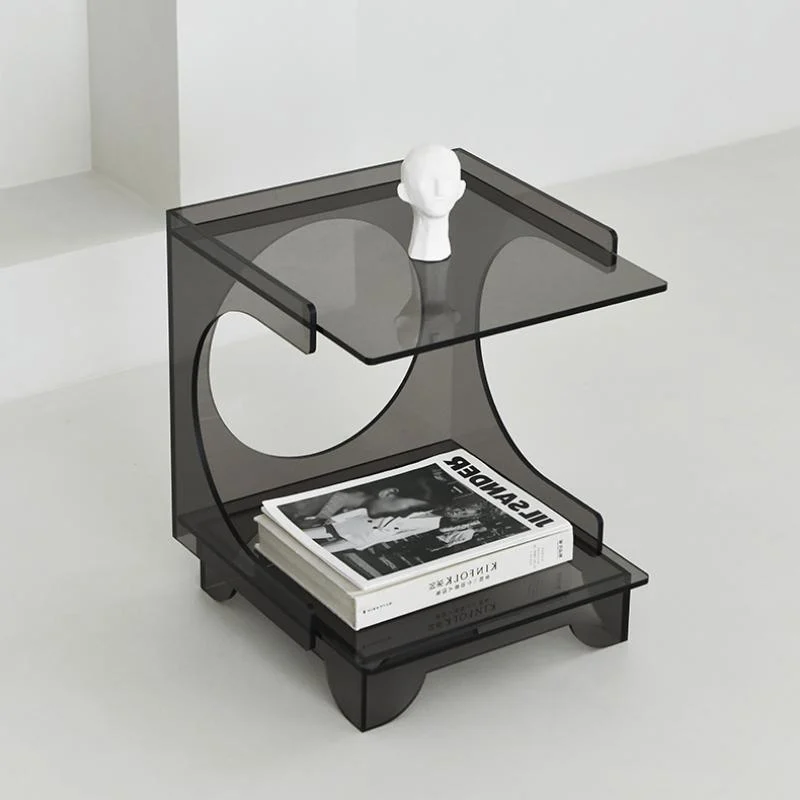 Homeko_Ash_Gray_Acrylic_Side_Table_-_-4213888 Homeko Ash Gray Acrylic Side Table -