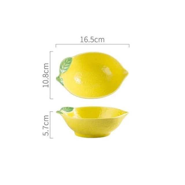 Homeko_Assiettes_Lemon_Ceramic_Plate_Collection_-_-4213923 Homeko Assiettes Lemon Ceramic Plate Collection -
