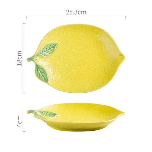 Homeko_Assiettes_Lemon_Ceramic_Plate_Collection_-_-4213928 Homeko Assiettes Lemon Ceramic Plate Collection -
