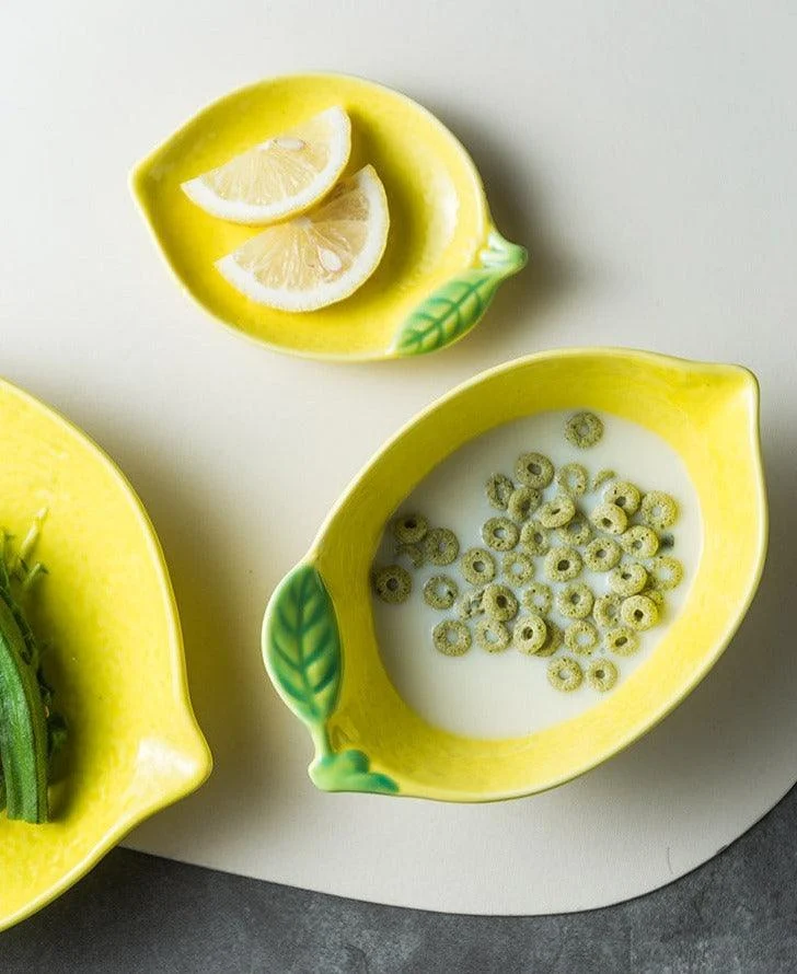Homeko_Assiettes_Lemon_Ceramic_Plate_Collection_-_-4213940 Homeko Assiettes Lemon Ceramic Plate Collection -