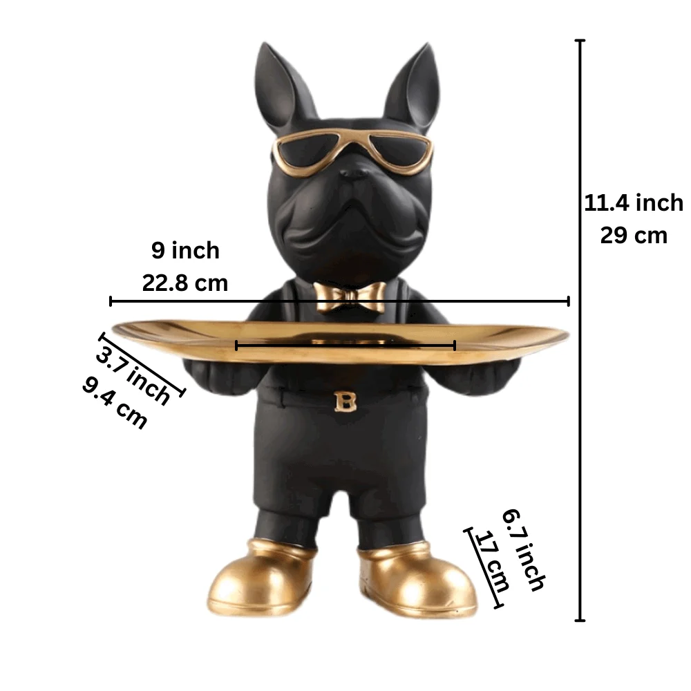 Homeko_At_Your_Service_Bulldog_Sculpture_And_Tray_-_-4214039 Homeko At Your Service Bulldog Sculpture And Tray -