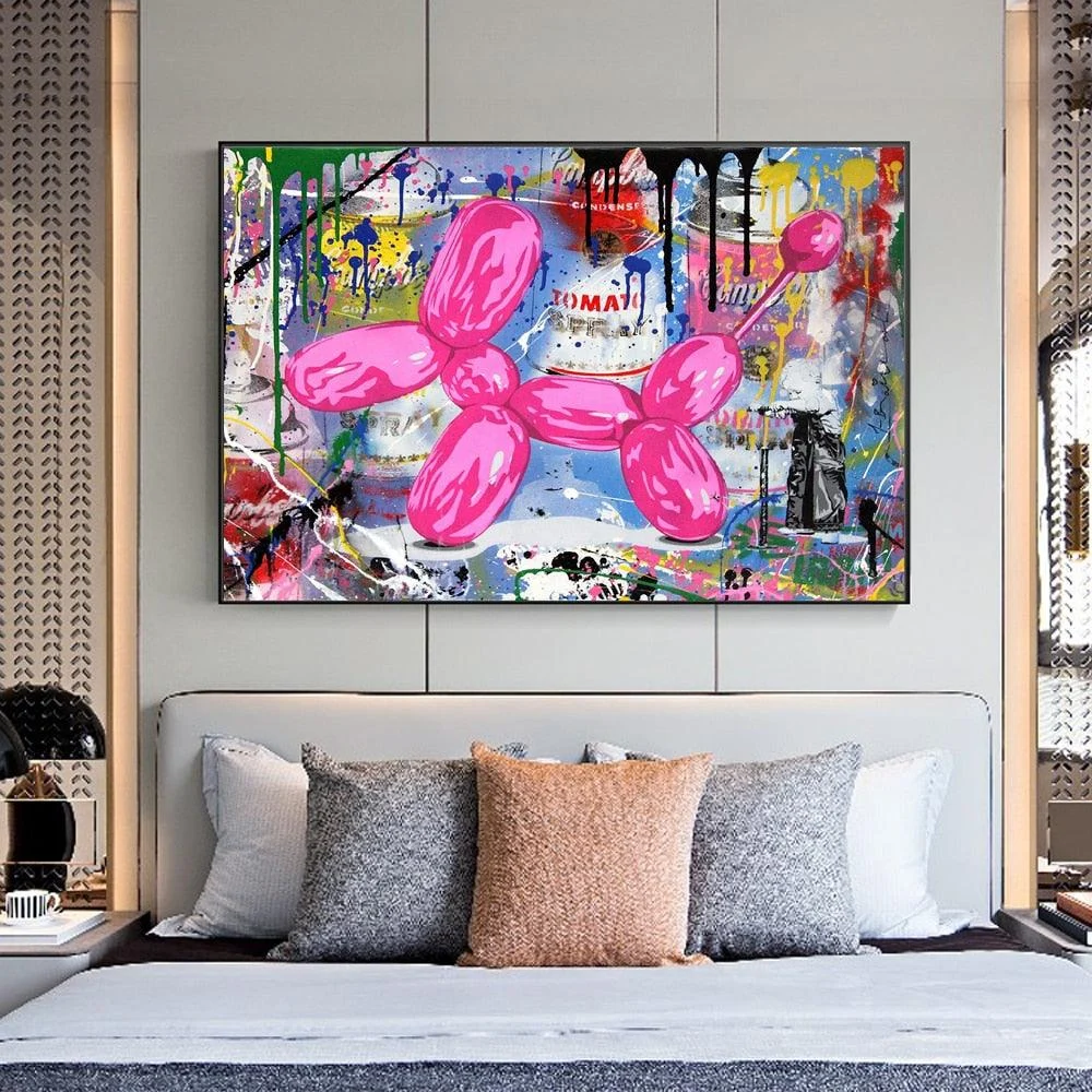 Homeko Balloon Dog Painting -