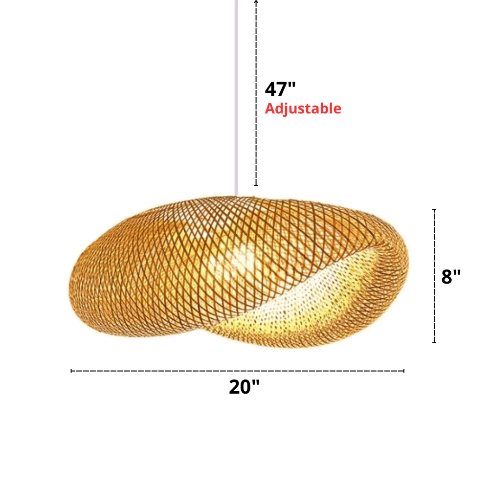 Homeko_Bamboo_Woven_Pendant_Light_-_-4214771 Homeko Bamboo Woven Pendant Light -