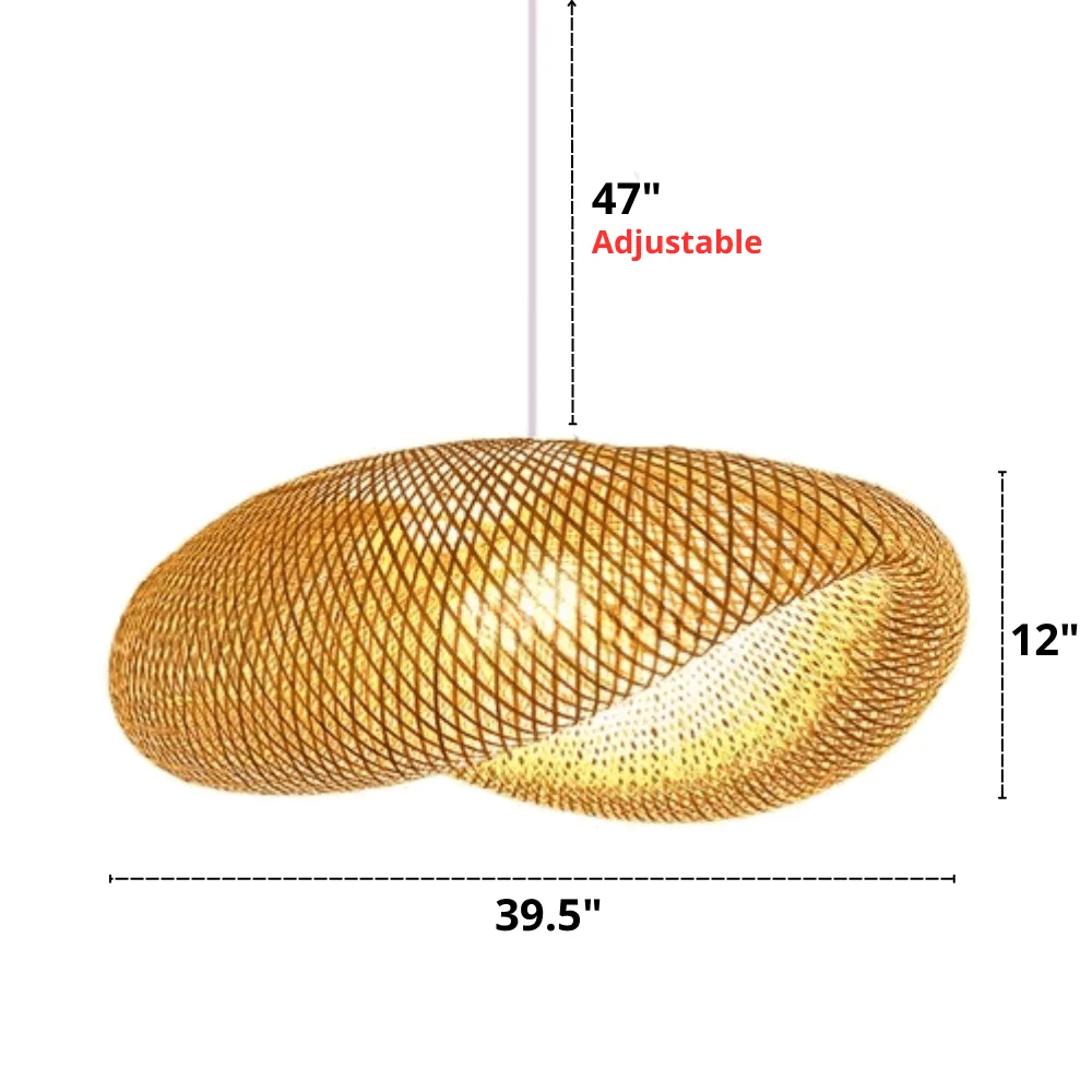 Homeko_Bamboo_Woven_Pendant_Light_-_-4214786 Homeko Bamboo Woven Pendant Light -