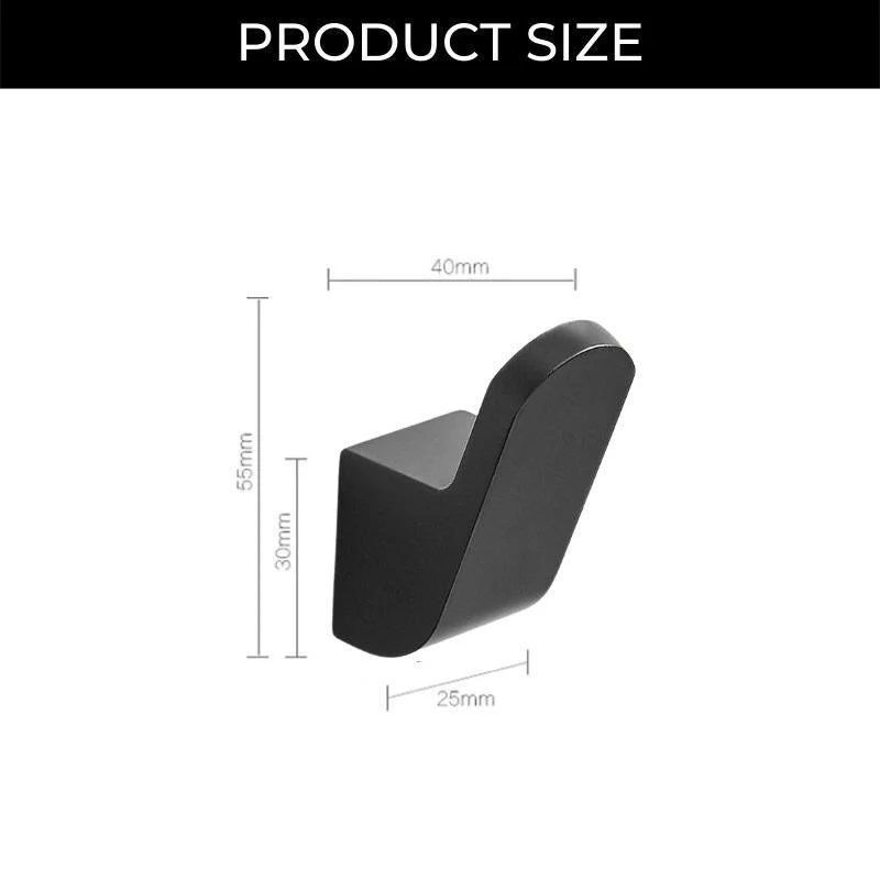 Homeko_Black_Aluminium_Robe_Wall_Hooks_-_-4216270 Homeko Black Aluminium Robe Wall Hooks -