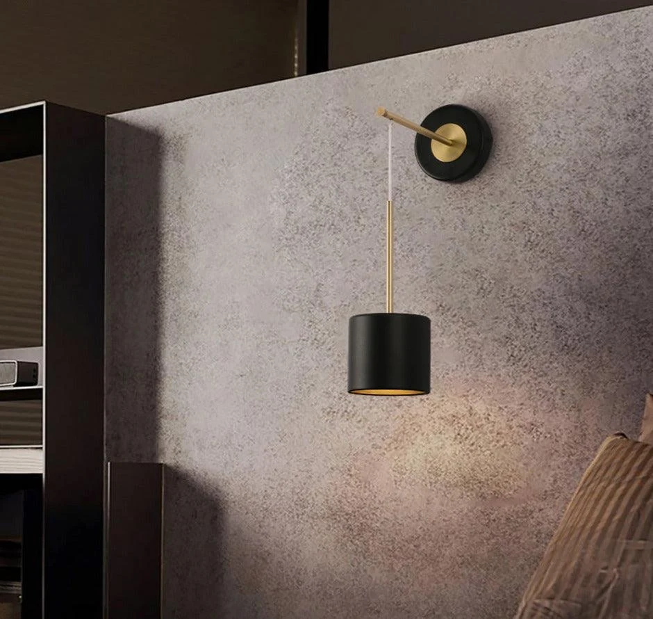 Homeko_Black_Brass_Accent_Suspension_Wall_Sconce_-_-4216144 Homeko Black & Brass Accent Suspension Wall Sconce -