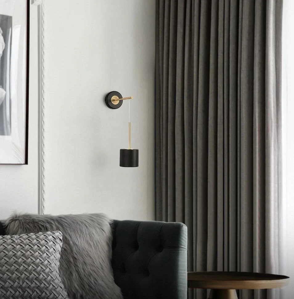 Homeko_Black_Brass_Accent_Suspension_Wall_Sconce_-_-4216154 Homeko Black & Brass Accent Suspension Wall Sconce -