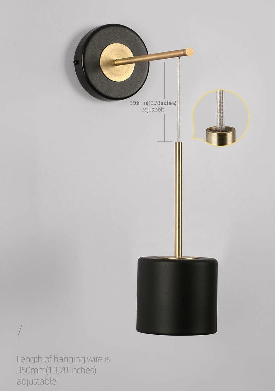 Homeko_Black_Brass_Accent_Suspension_Wall_Sconce_-_-4216189 Homeko Black & Brass Accent Suspension Wall Sconce -
