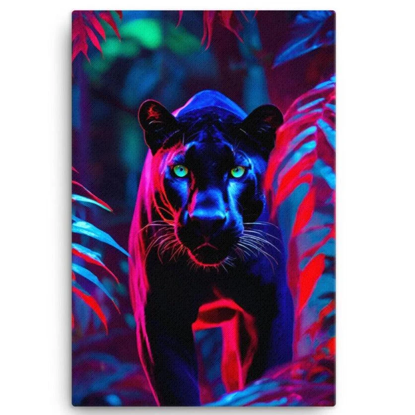 Homeko_Black_Panther_Stare_Down_Painting_-_-4216470 Homeko Black Panther Stare Down Painting -