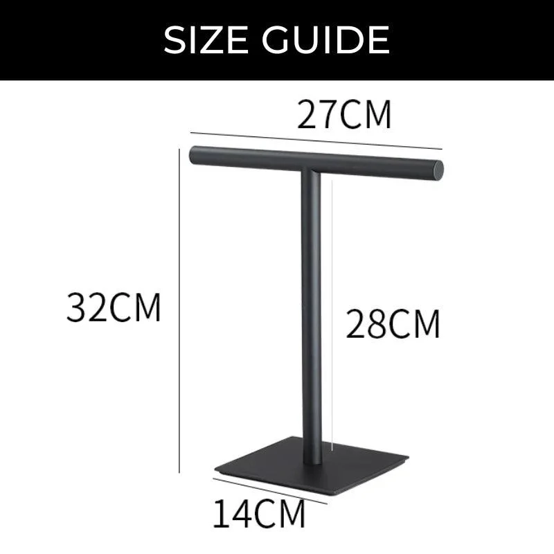 Homeko_Black_Standing_Bathroom_Hand_Towel_Rack_-_-4216486 Homeko Black Standing Bathroom Hand Towel Rack -