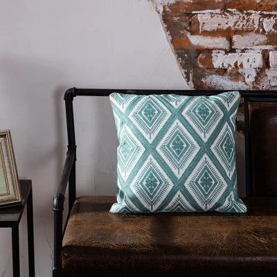 Homeko Blue Geometric Pillow Covers -