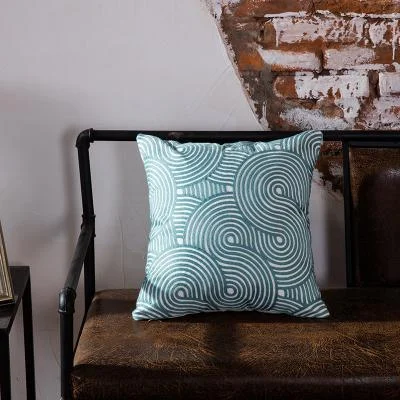 Homeko Blue Geometric Pillow Covers -