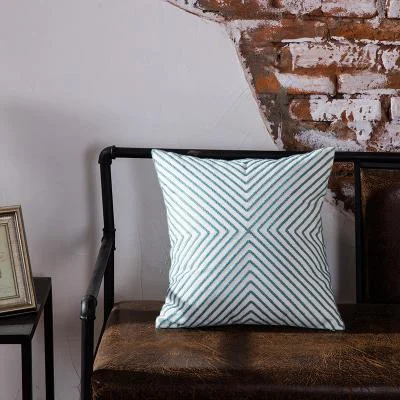 Homeko Blue Geometric Pillow Covers -
