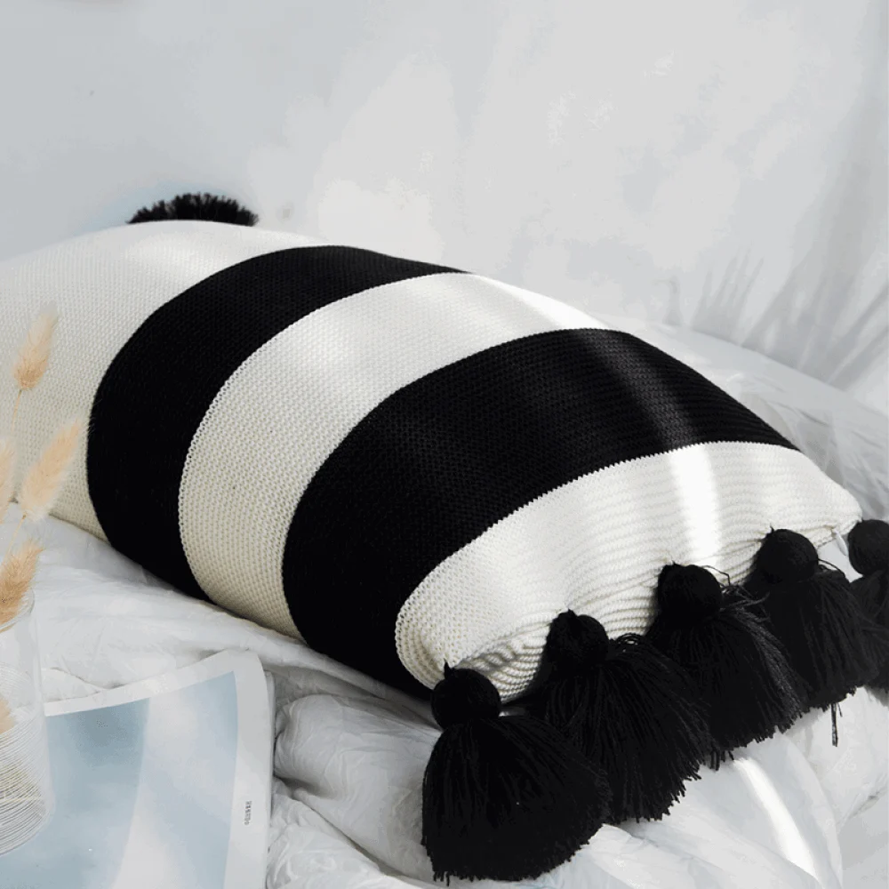 Homeko_Bold_Stripe_Knitted_Pillow_Cover_-_-4217308 Homeko Bold Stripe Knitted Pillow Cover -