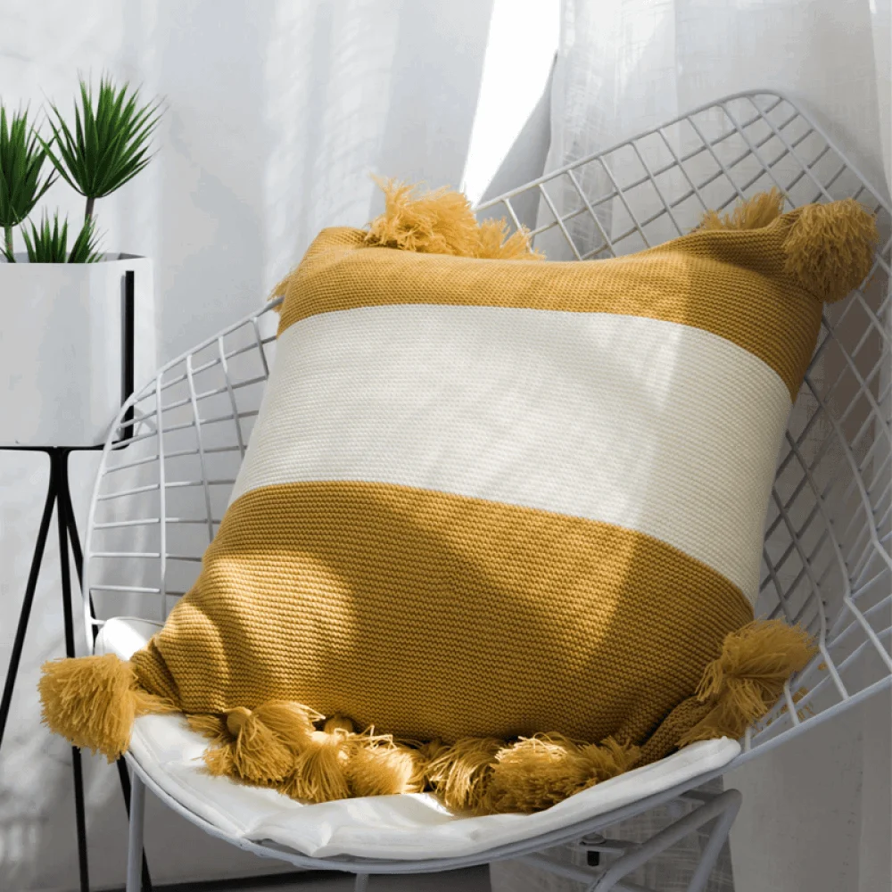 Homeko_Bold_Stripe_Knitted_Pillow_Cover_-_-4217313 Homeko Bold Stripe Knitted Pillow Cover -