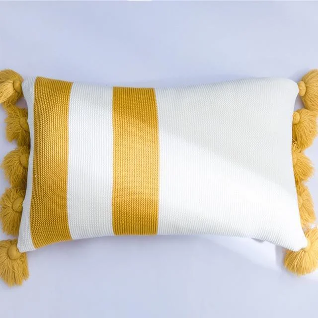 Homeko_Bold_Stripe_Knitted_Pillow_Cover_-_-4217330 Homeko Bold Stripe Knitted Pillow Cover -