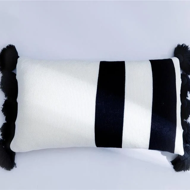Homeko_Bold_Stripe_Knitted_Pillow_Cover_-_-4217343 Homeko Bold Stripe Knitted Pillow Cover -