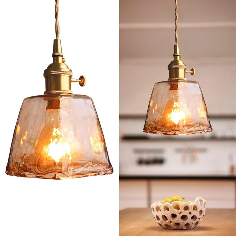 Homeko_Brass_Amber_Glass_Pendant_Light_-_-4217819 Homeko Brass Amber Glass Pendant Light -