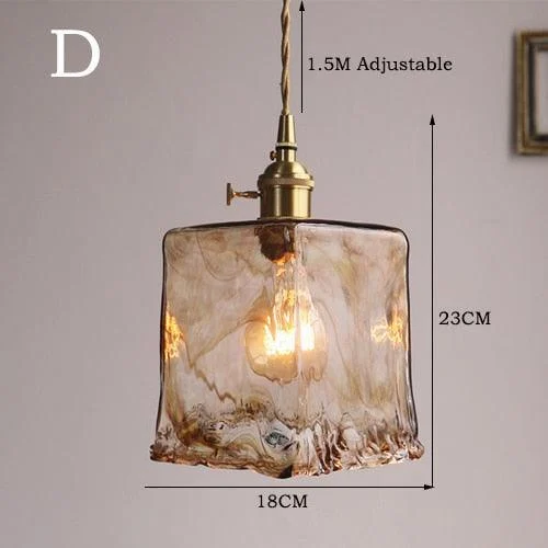 Homeko_Brass_Amber_Glass_Pendant_Light_-_-4217885 Homeko Brass Amber Glass Pendant Light -