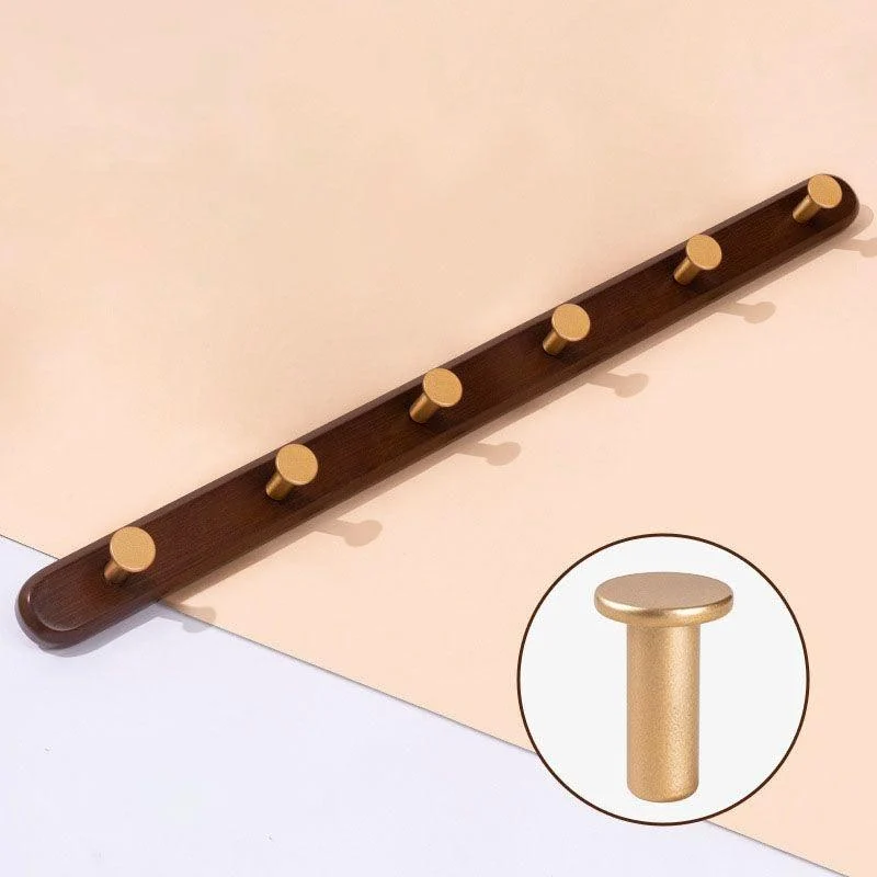 Homeko_Brown_Wall_Mounted_Coat_Rack_with_Hooks_-_-4218513 Homeko Brown Wall Mounted Coat Rack with Hooks -
