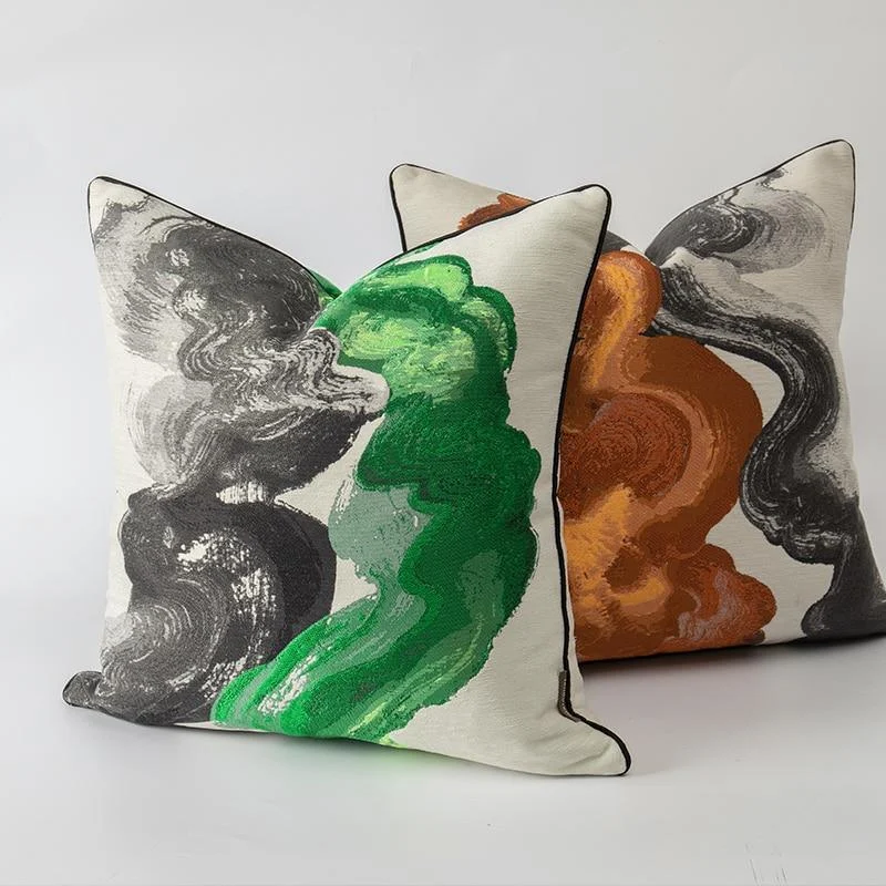 Homeko Brush Stroke Pillow Covers -