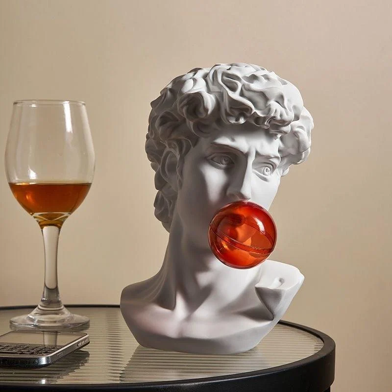 Homeko Bubble Gum Greek Statue -