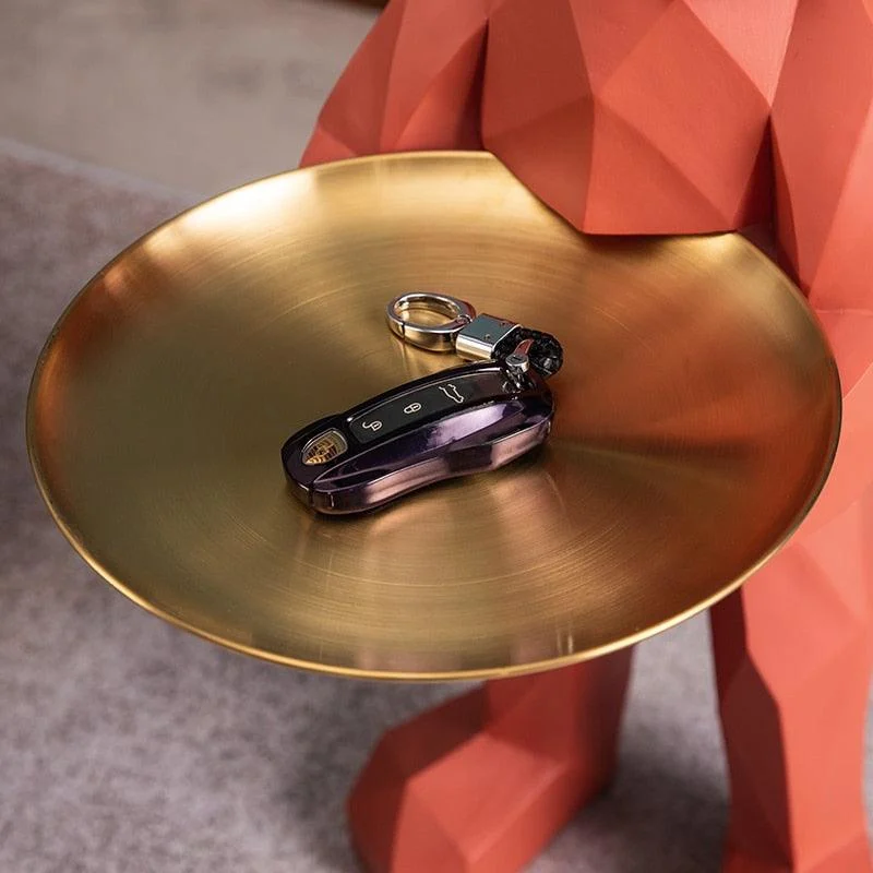 Homeko Bulldog Nordic Sculpture Tray Table -