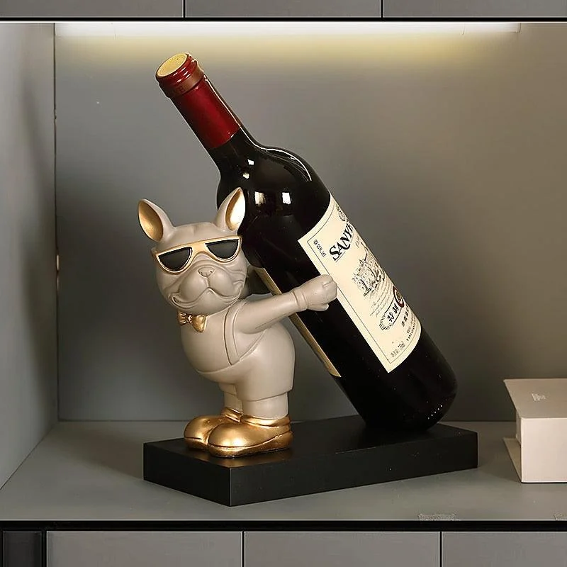 Homeko_Bulldog_Wine_Bottle_Holder_-_-4219117 Homeko Bulldog Wine Bottle Holder -