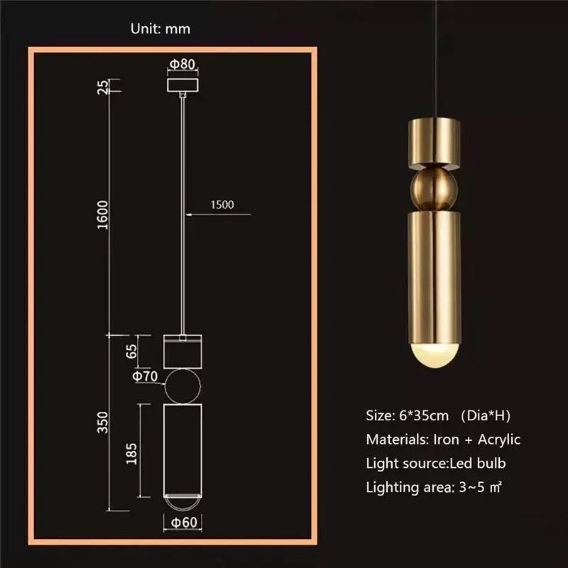 Homeko_Bullet_Droplight_Long_Tube_Pendant_Lamp_-_-4219139 Homeko Bullet Droplight Long Tube Pendant Lamp -