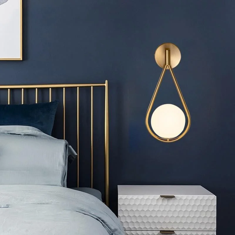 Homeko Casing Glass Ball Wall Light -