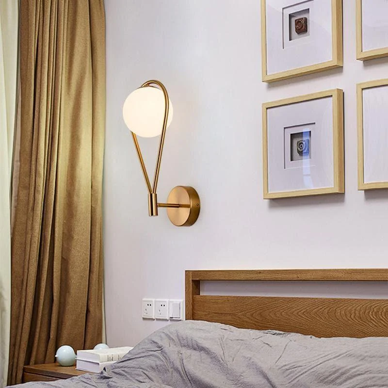 Homeko Casing Glass Ball Wall Light -