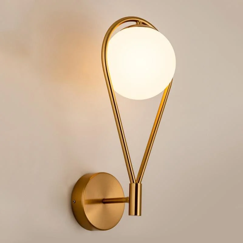 Homeko Casing Glass Ball Wall Light -
