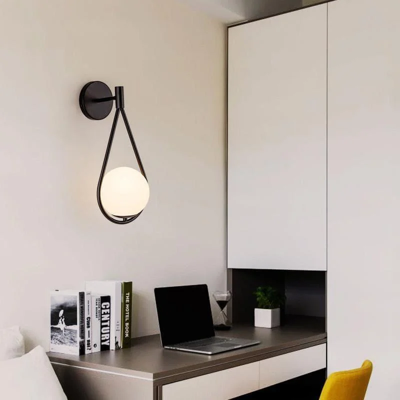 Homeko Casing Glass Ball Wall Light -
